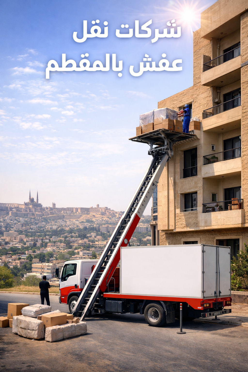 شركات نقل عفش بالمقطم أفضل شركة نقل أثاث ونش وتغليف احترافي