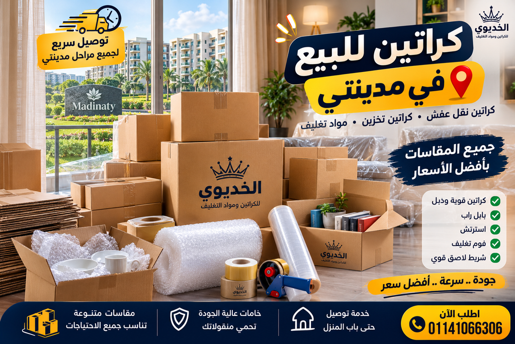 كراتين للبيع في مدينتي